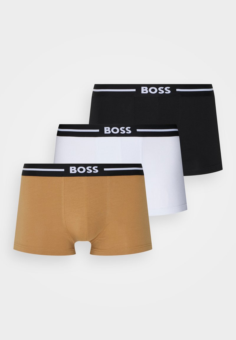 Herren Unterhosen | BOSS TRUNK BOLD 3 PACK Panties black/beige - SO82162 Herren Unterhosen | BOSS TRUNK BOLD 3 PACK Panties black/beige - SO82162