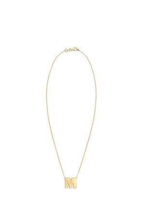 LETTER M INITIAL - Halskette - gold-coloured