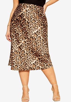 BIAS MIDI REGULAR FIT - A-Linien-Rock - animal