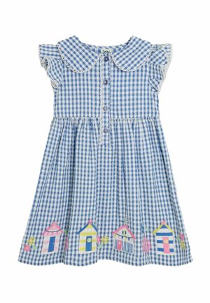 REGULAR FIT - APPLIQUÉ GINGHAM SUMMER - Robe chemise - blue beach huts