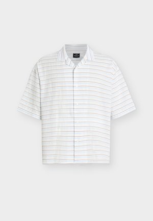 Mads Nørgaard, STELO RESORT BIG SHIRT - Chemise - white/cashmere blue/plaza taupe