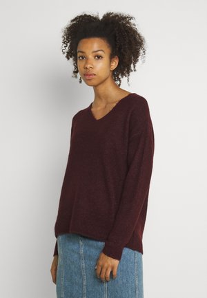 VMCREWLEFILE V-NECK - Pullover - port royale melange