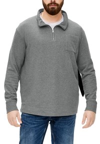 s.Oliver MIT BRUSTTASCHE - Felpa - graphit