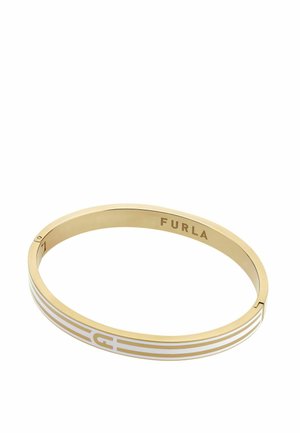 Bracelet - gold-tone and white