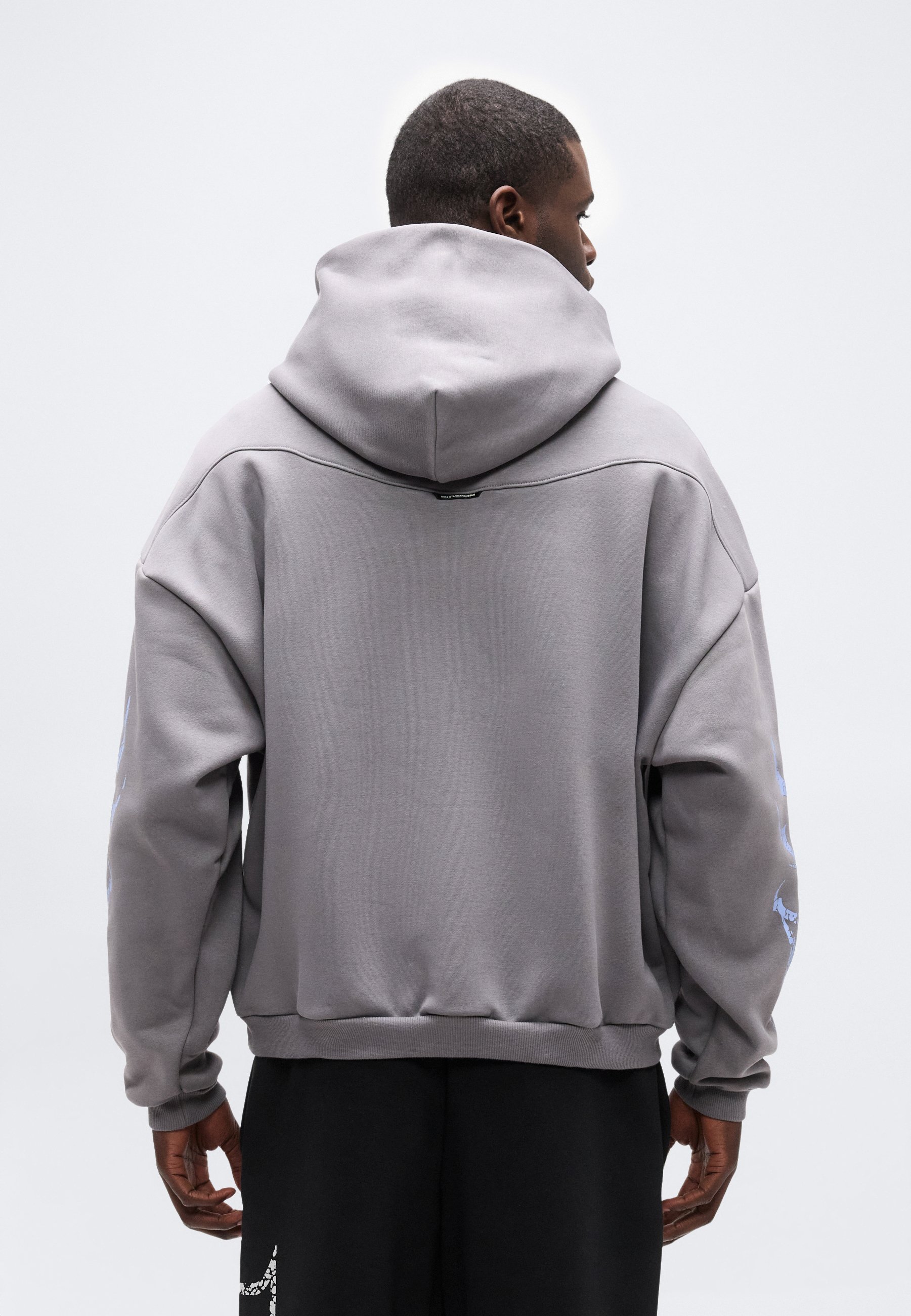 Nike Performance JA MORANT - Fleece jumper - pencil point/cobalt