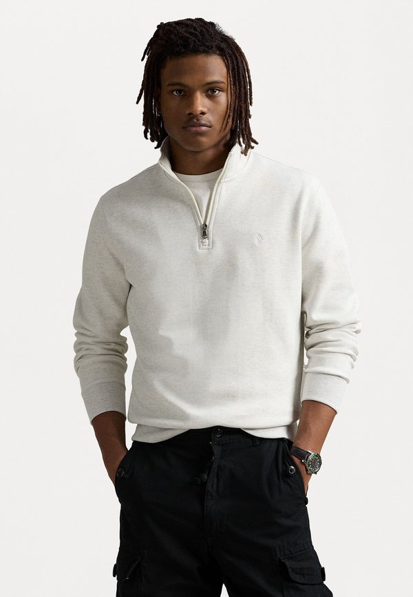 DOUBLE KNIT QUARTER ZIP PULLOVER - Sweatshirt - soho heather