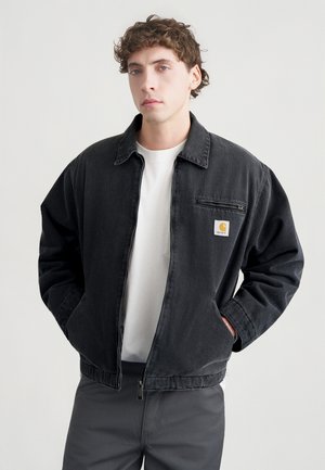 DETROIT JACKET - Denimová bunda - black  grind washed