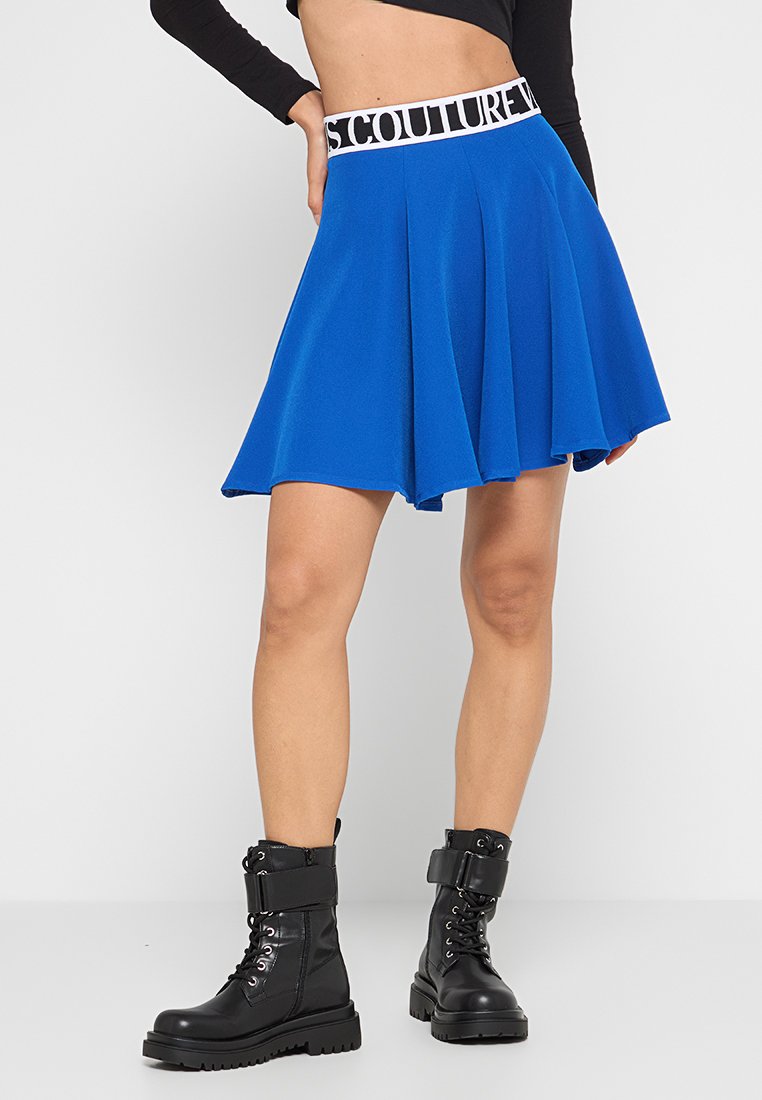 Versace Jeans Couture Plooirok koningsblauw Versace Jeans Couture Plooirok koningsblauw