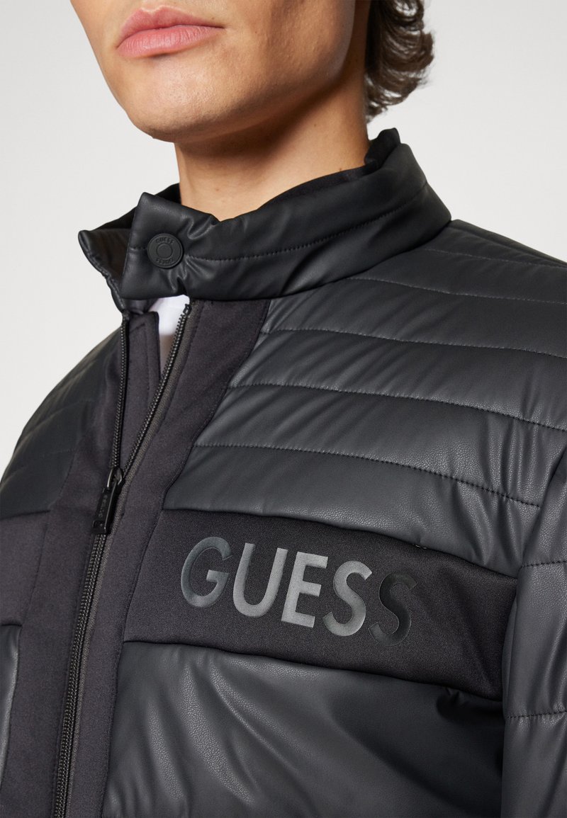 Cuero Trucker Cazadoras De Piel Hombre Guess De Piel Sintética