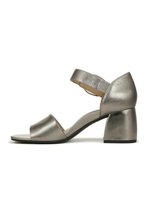 CHARDONNAY - Riemensandalette - grey metallic leather