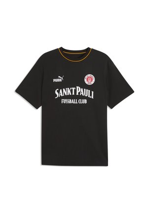 FC ST PAULI RETRO TEE - Club wear - puma black/puma white