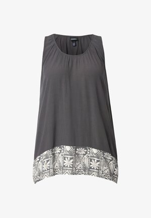 Ulla Popken, SLEEVELESS PRINT - Top - graphite grey