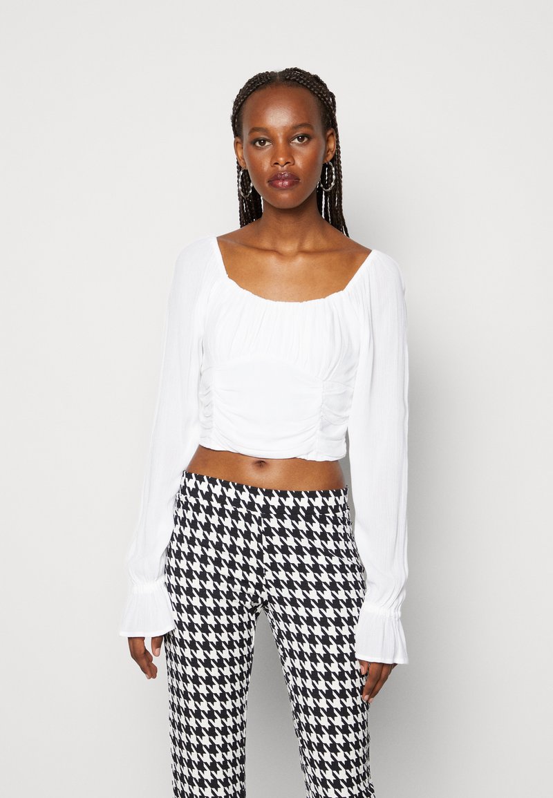 Hollister Co. SLEEVE INTEREST Long sleeved top white Zalando.ie