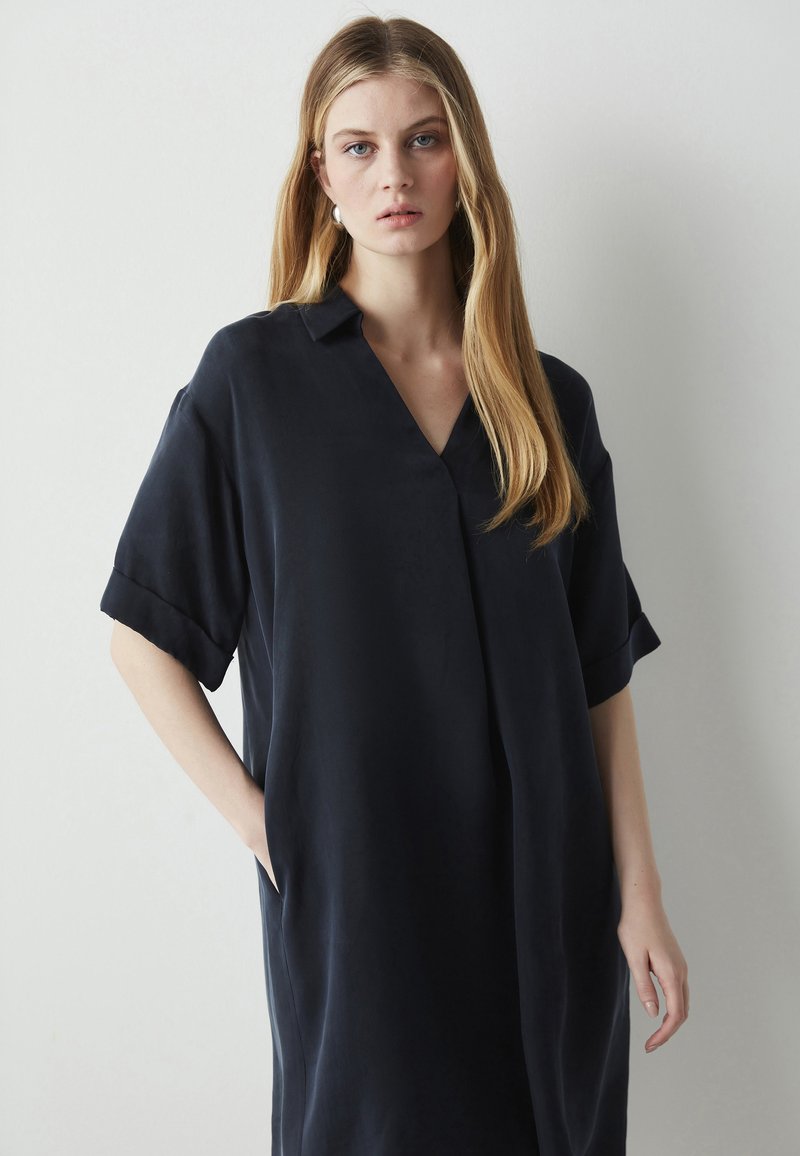 Damen Freizeitkleider | Ipekyol Blusenkleid d.navy/dunkelblau - GV77782 Damen Freizeitkleider | Ipekyol Blusenkleid d.navy/dunkelblau - GV77782