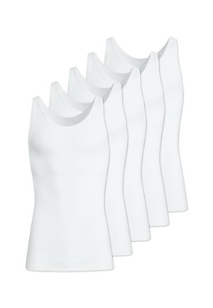 5ER PACK DOPPEL - Unterhemd/-shirt - weiß