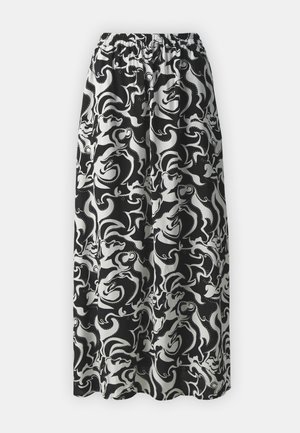 Vero Moda VMEASY ANKLE SKIRT - Velika suknja - snow white/black