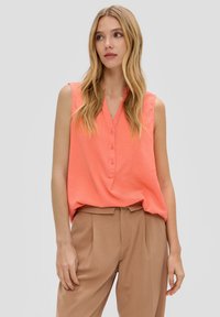 QS ÄRMELLOSE - Blůza - orange