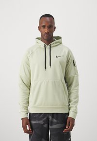 Nike Performance Mikina s kapucňou - olive aura/black