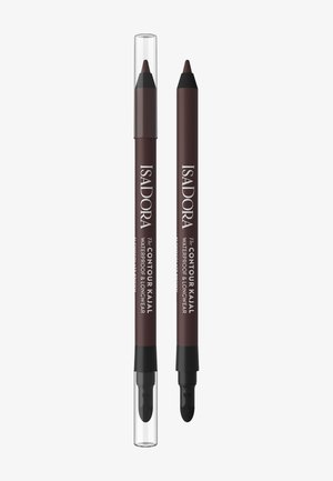 IsaDora THE CONTOUR KAJAL WATERPROOF & LONGWEAR- - Eyeliner - chocolate brown
