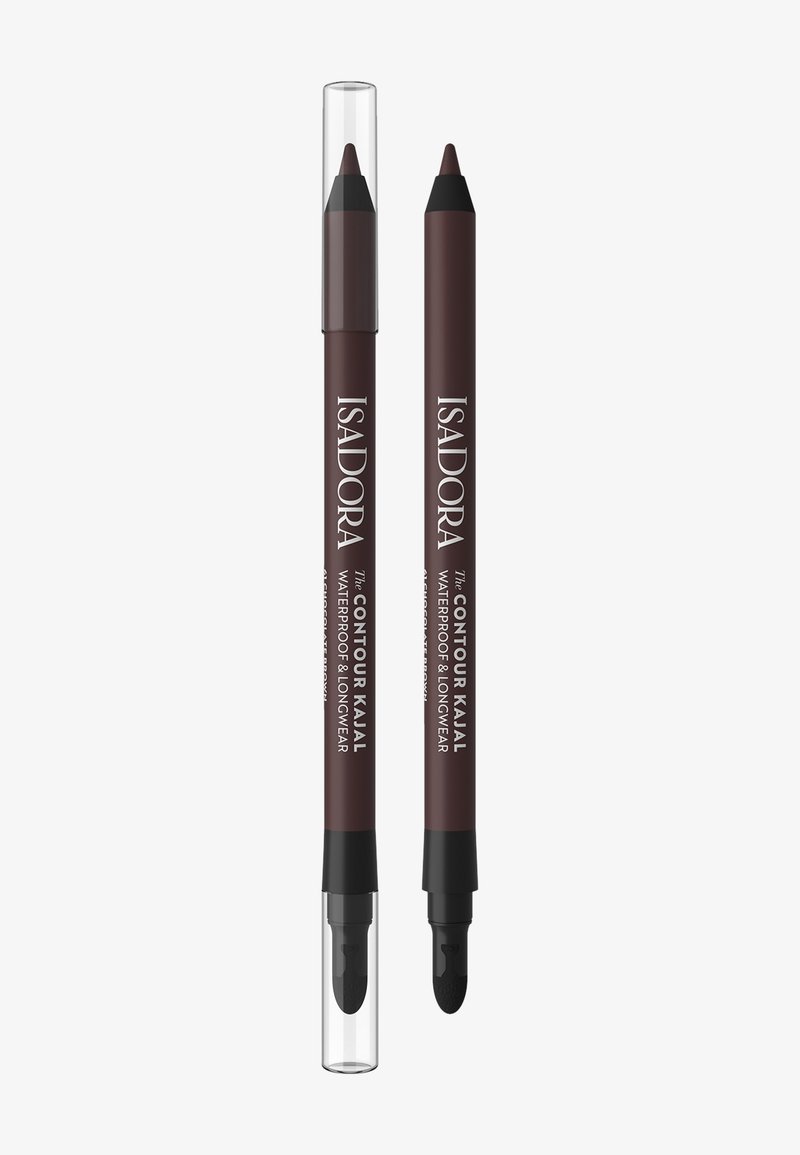 IsaDora - THE CONTOUR KAJAL WATERPROOF & LONGWEAR- - Eyeliner - chocolate brown, Förstora