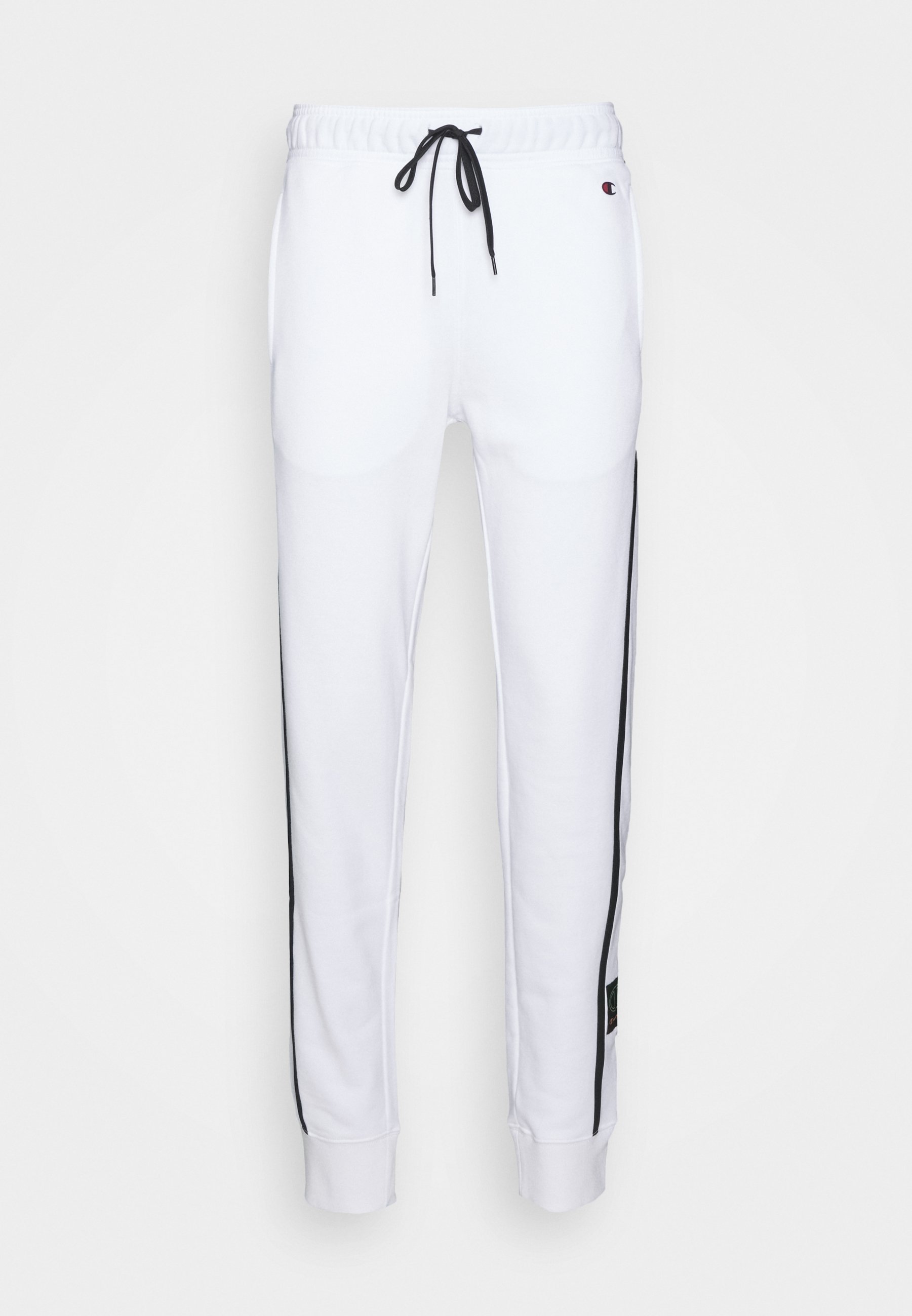 Champion BASKETBALL SPORT CUFF PANTS - Pantalones deportivos - white/black/ blanco - Zalando.es