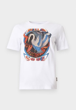 Just Cavalli, HERON STRASS - T-shirts print - white