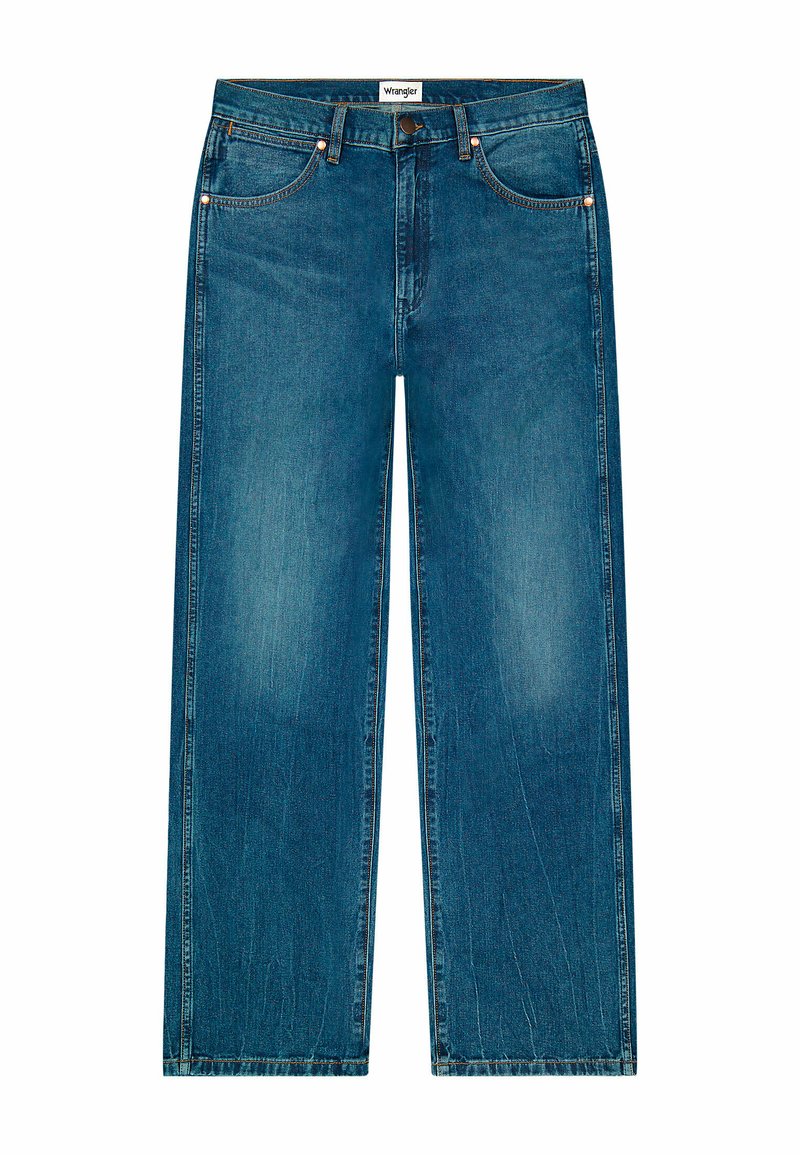 Wrangler Wijde jeans blauw denim/bluedenim Wrangler Wijde jeans blauw denim/bluedenim