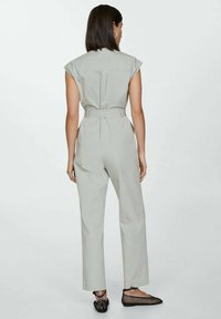Mango Jumpsuit - mottled light grey