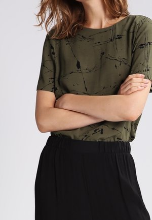 Bluse - olive