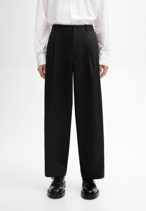 Massimo Dutti WIDE  - Pantaloni - grey