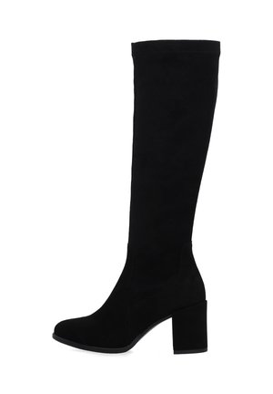 Laarzen met hoge hak - black
