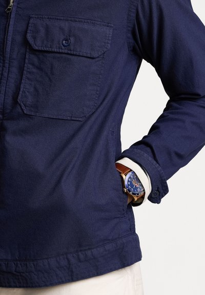 Polo Ralph Lauren GARMENT DYED OXFORD OVERSHIRT - Vasaras jaka - spring navy