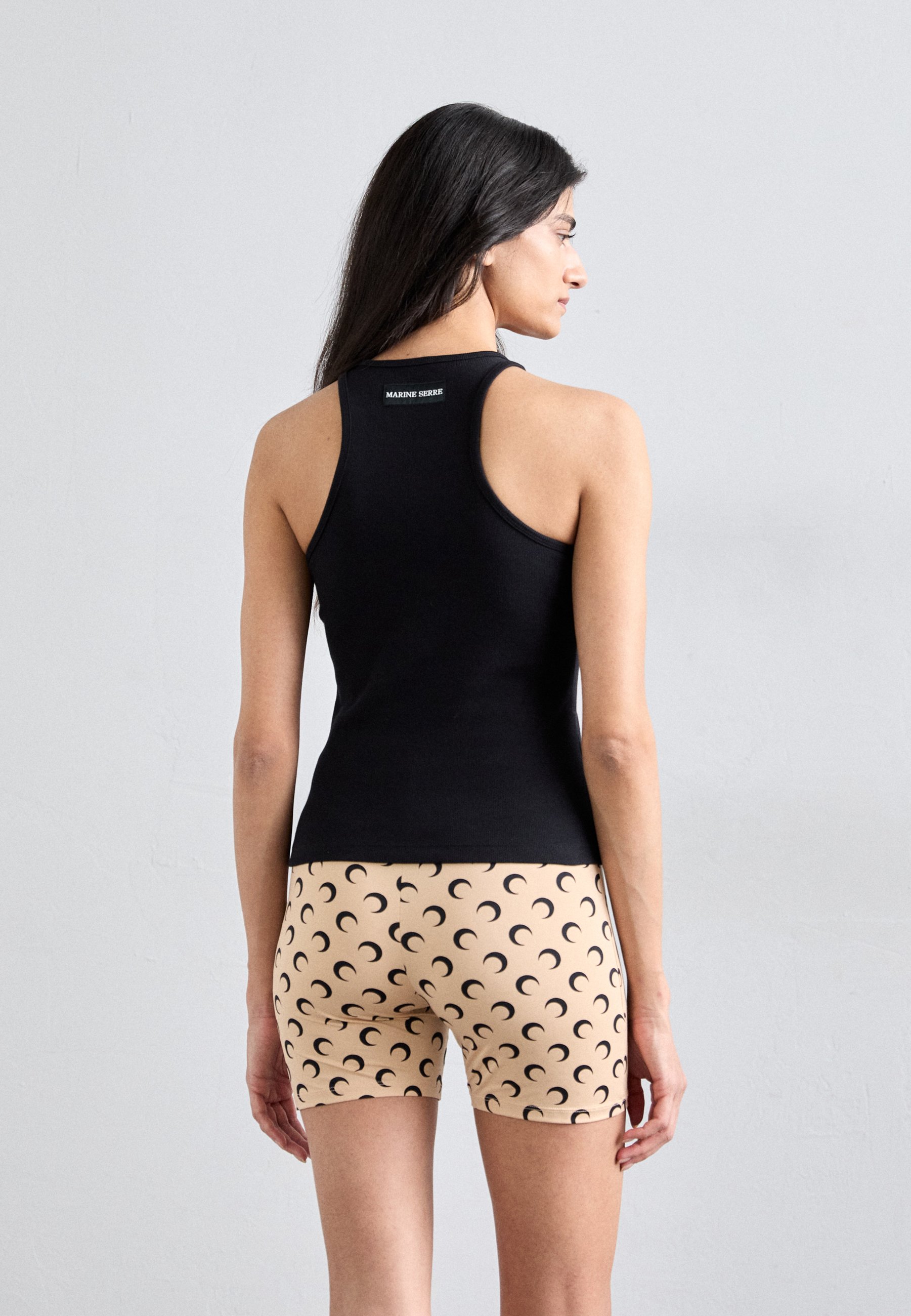 MARINE SERRE MOON LOGO TANK - Top - black - Zalando.co.uk