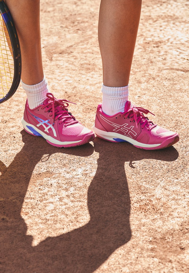 ASICS SOLUTION SWIFT FF 2 - Scarpe da tennis per tutte le superfici - bright rose/dark blue