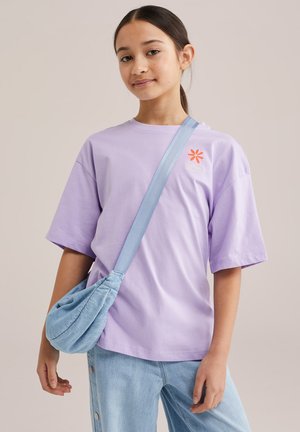 WE Fashion Tričko s potlačou - lilac