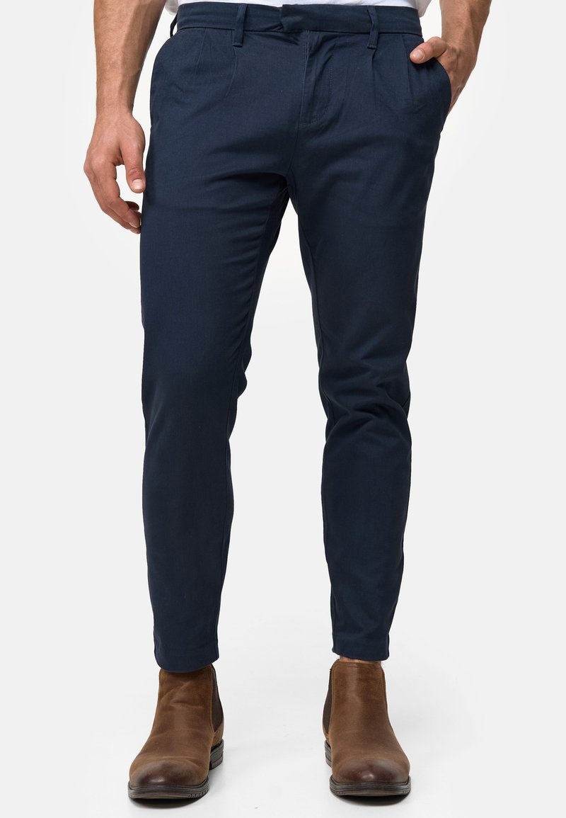 INDICODE JEANS - IGNAZO - Chino - navy, Forstør