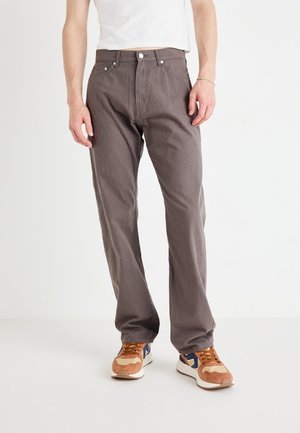 SPACE RELAXED STRAIGHT  - Housut - dark mole