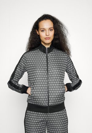 CHARM - Felpa con zip - black