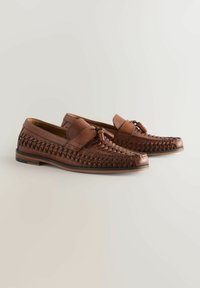 REGULAR FIT-LOAFERS - Našuchovačky - tan brown