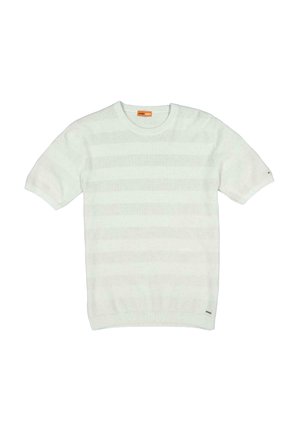 Print T-shirt - silbergrau
