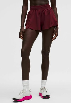 lululemon Pantalón corto de deporte - burgundy bay