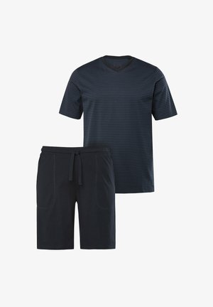 JP1880, SHORT TWO PIECE STRIPES UP TO 8 XL - Pyjama - navy blue