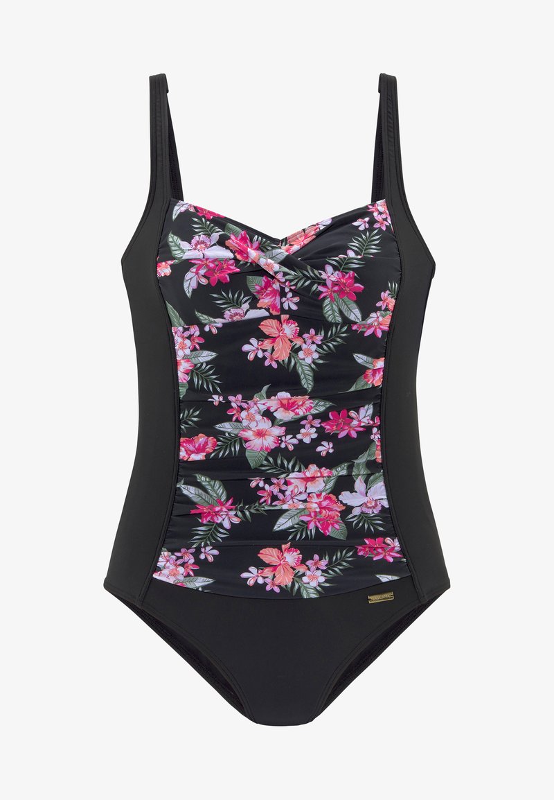 LASCANA SANTINI - Uimapuku - black pink
