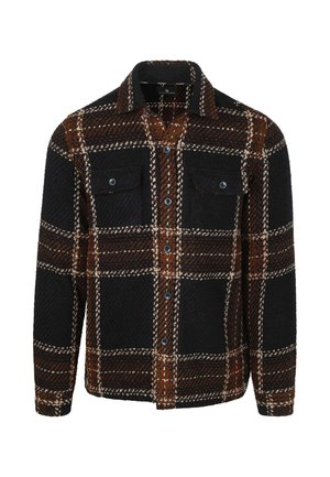 CHECKS  - Jas - navy