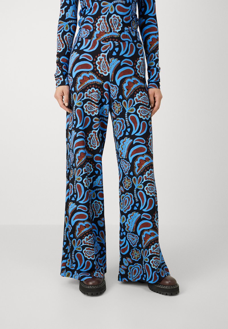 Stieglitz PEGGY PALAZZOS Broek multi blue/blauw Zalando.nl