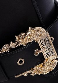 Versace Jeans Couture Enkellaarsjes met plateauzool - noir