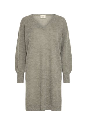 Fransa ERETTA - Jumper dress - dusty olive melange