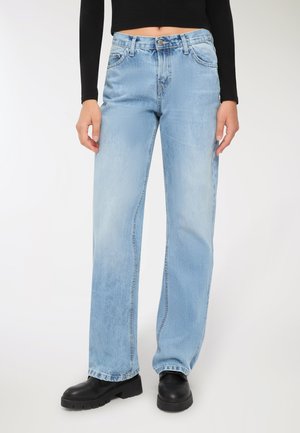 STRAIGHTA TINTA UNITA - Jeans a sigaretta - blu denim chiaro