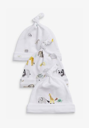 3 PACK TIE TOP HATS - Gorro - white