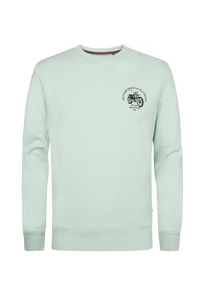 Petrol Industries, MEN SWEATER ROUND NECK PRINT - Sweater - cool mint
